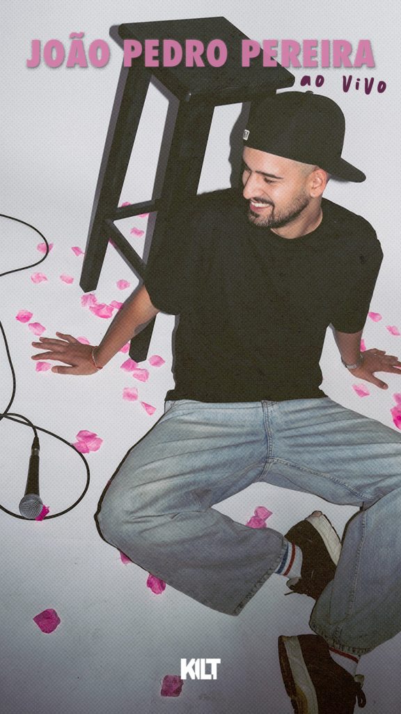 Poster promocional do espetáculo João Pedro Pereira ao Vivo.